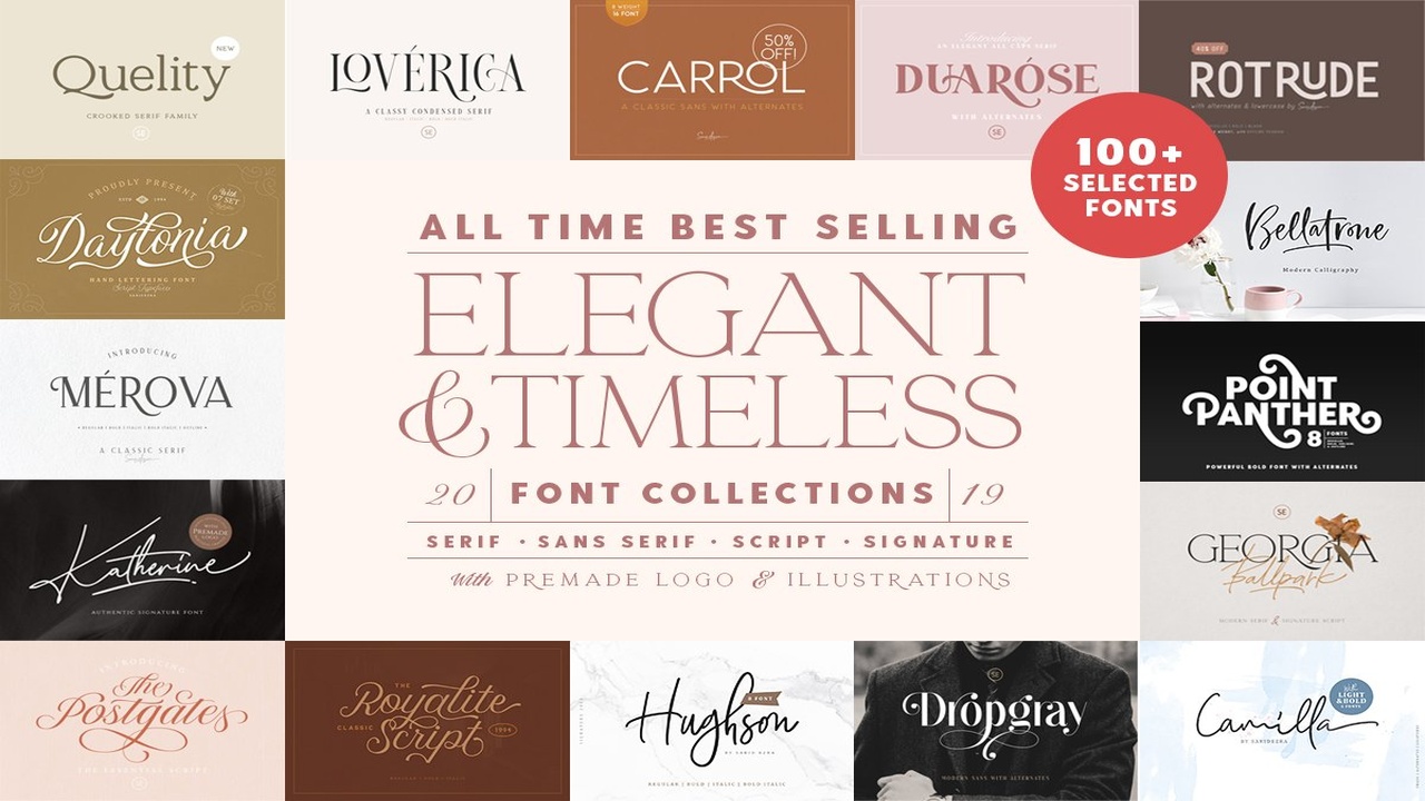 Elegant Timeless Bundle Font