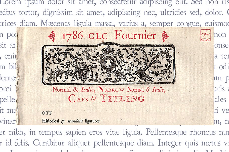 GLC Fournier Set OTF Font
