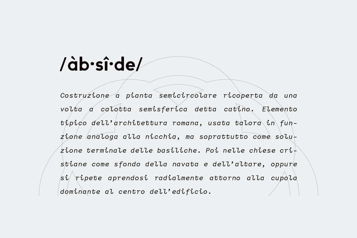 Abside Modern Geometric Font