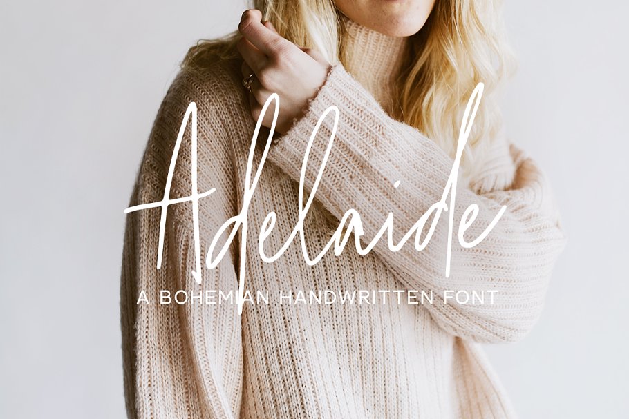Adelaide A Bohemian Script Font
