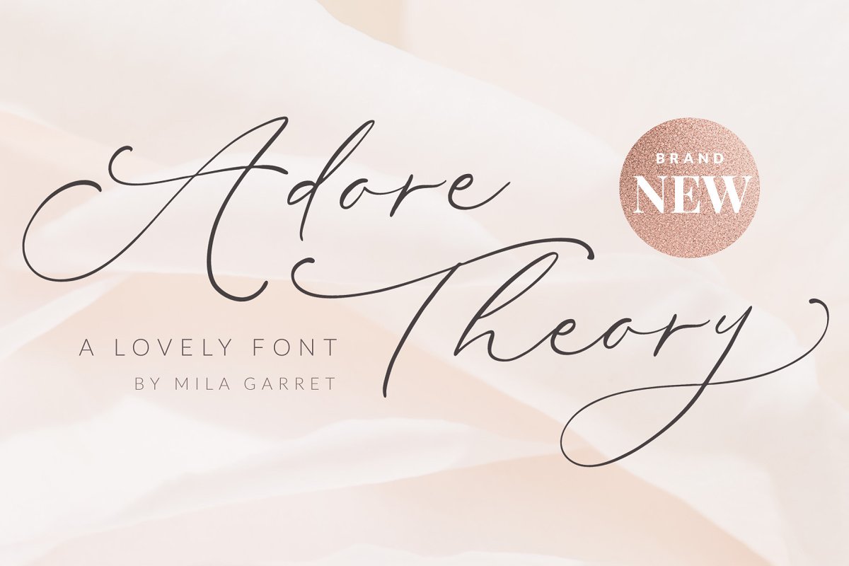 Adore Theory Modern Wedding Font Free Download
