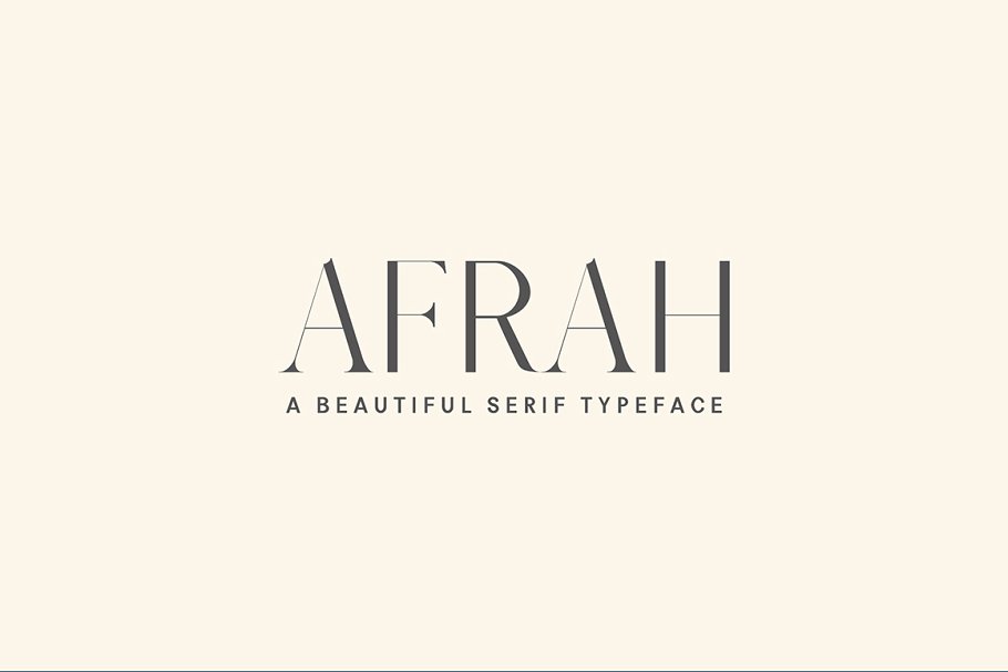 Afrah Serif Family Pack Font