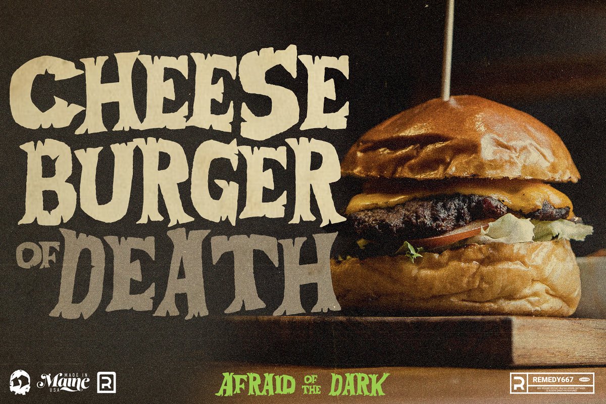 Afraid of the Dark Font