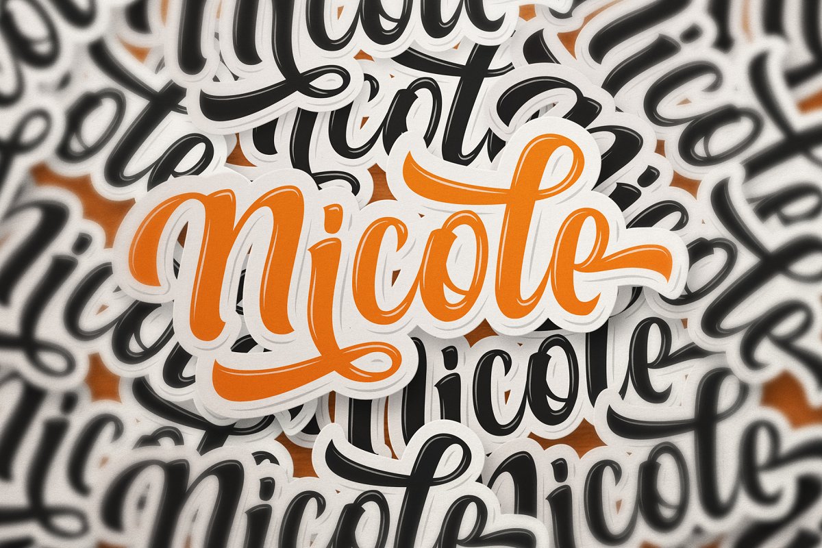 Alexandria Script Layered Font