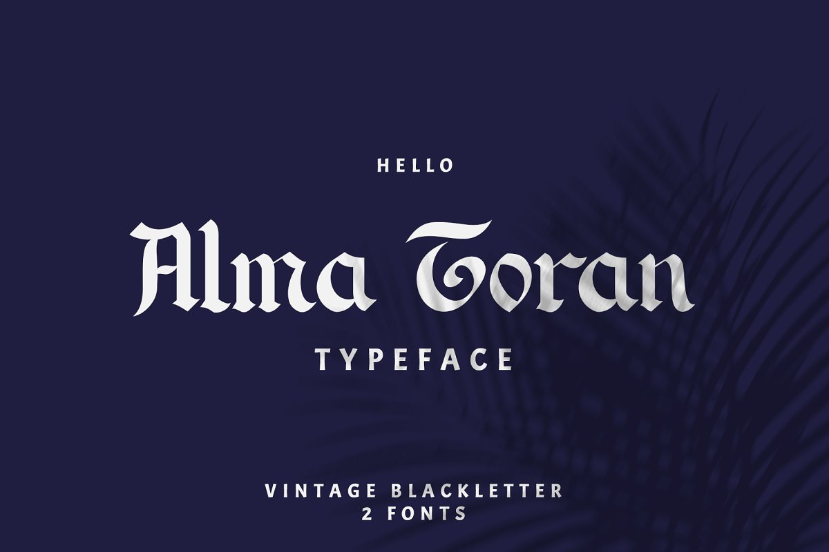 Alma Toran Typeface Font Free Download