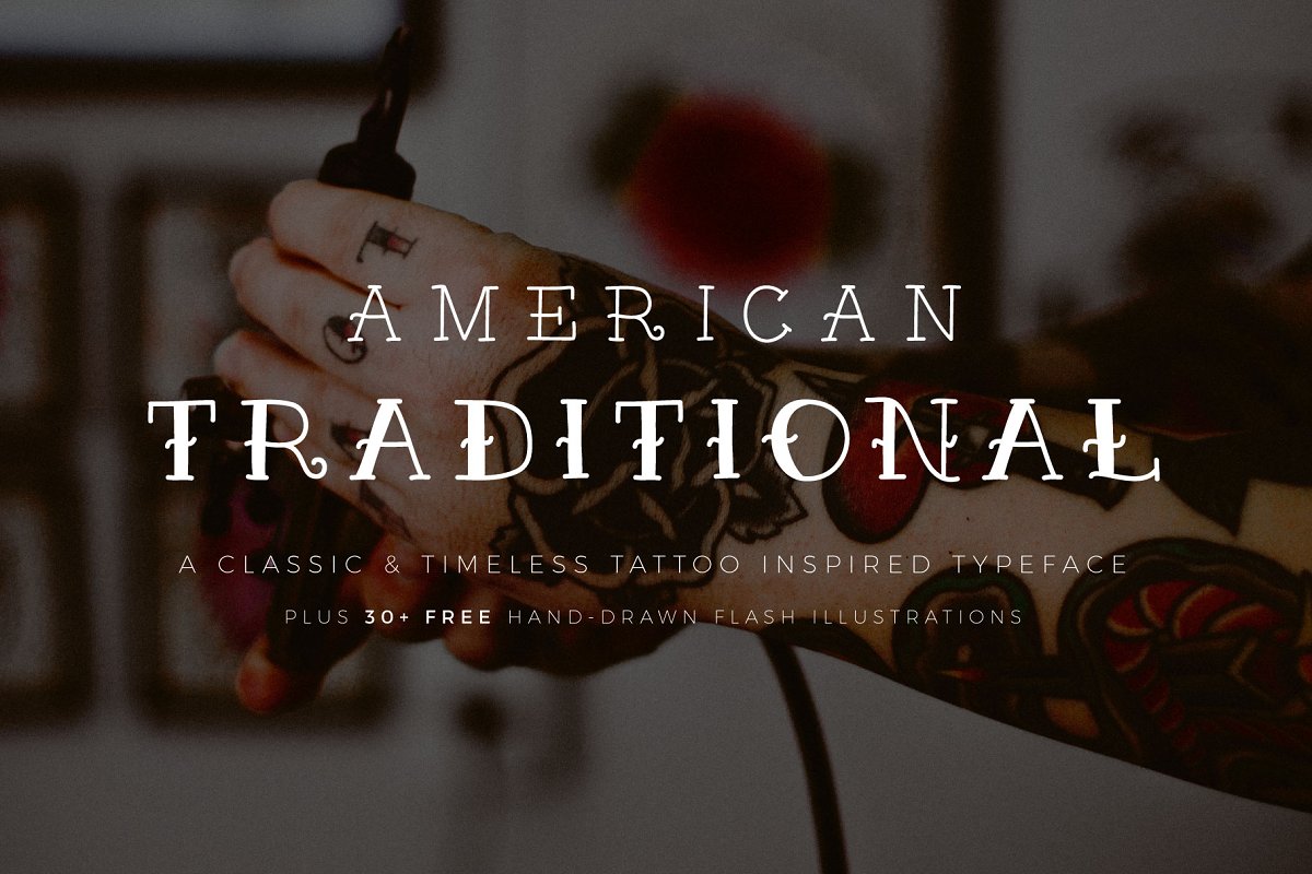 American Traditional Free Flash Font