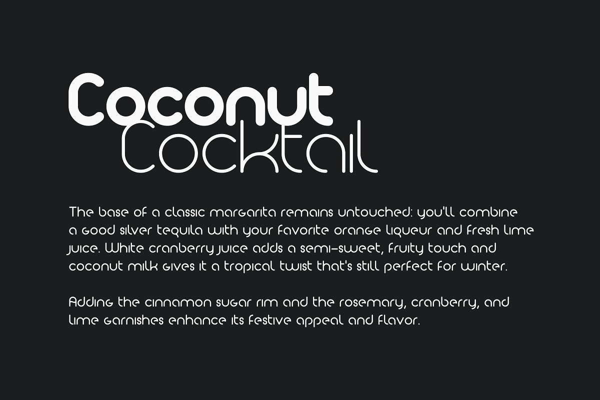 Anita Geometric Rounded Font