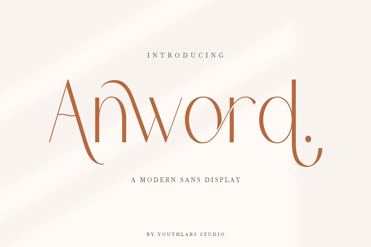 Anword Modern Sans Display Font