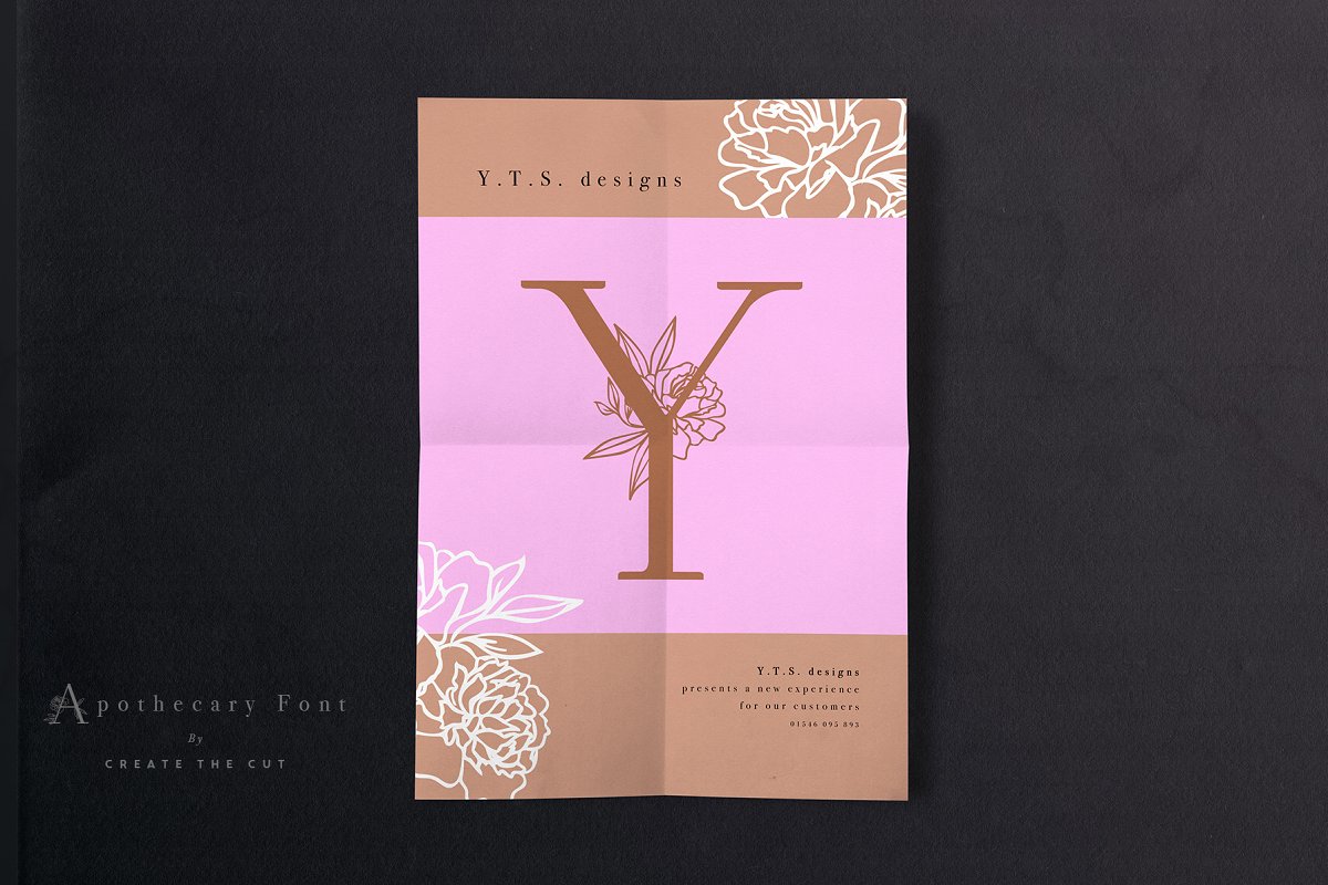 Apothecary Display Font