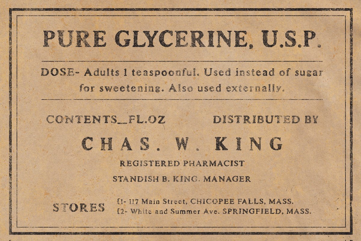 Apothecary Serif Collection Font