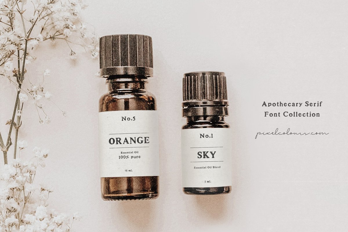 Apothecary Serif Collection Font