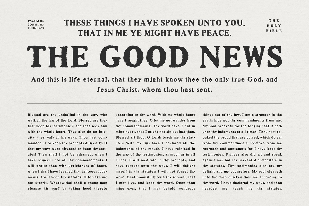 Apothecary Serif Collection Font