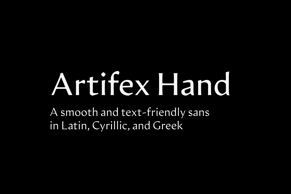 Artifex Hand CF sans serif font Free Download