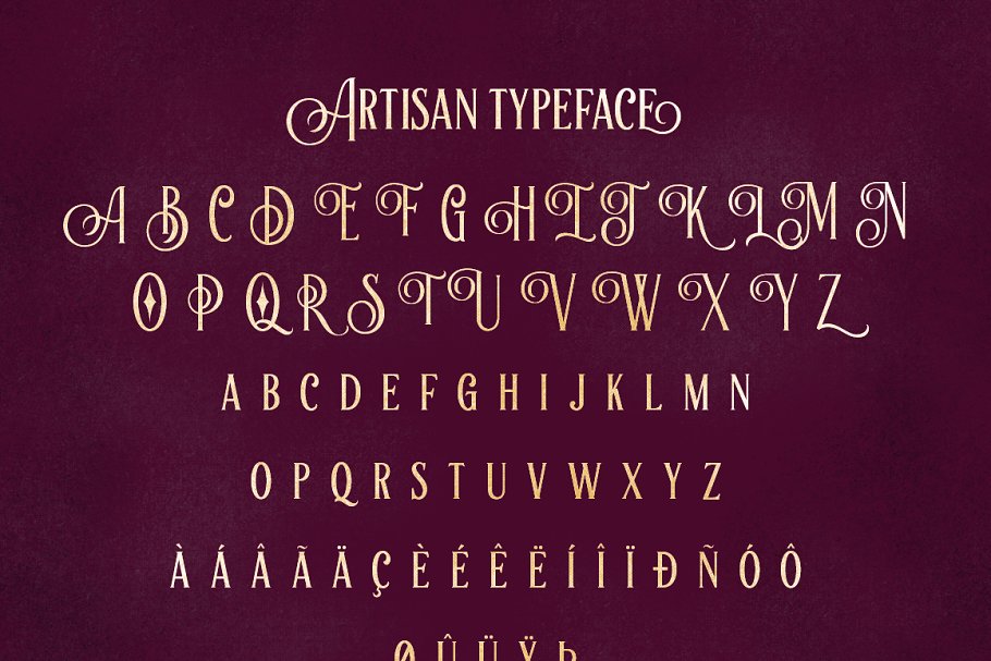Artisan Display Typeface Font