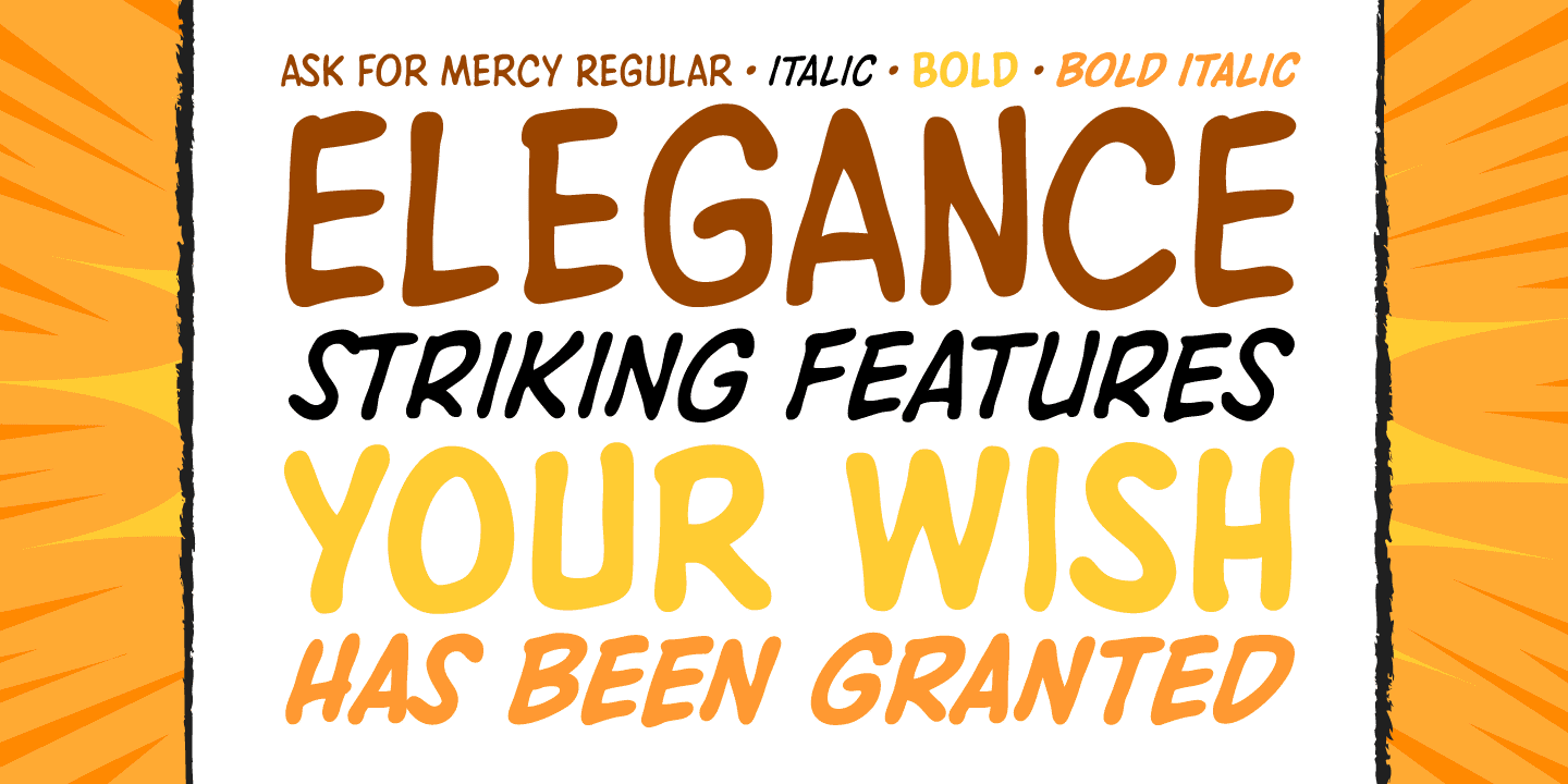 Ask For Mercy Font
