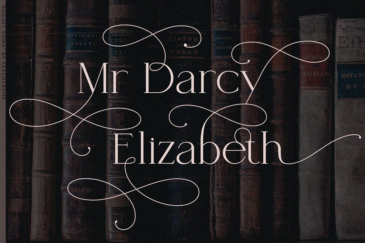 August Roma  Elegant Luxury Font Duo Free Download