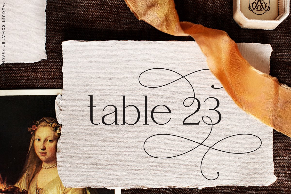 August Roma  Elegant Luxury Font Duo Free Download