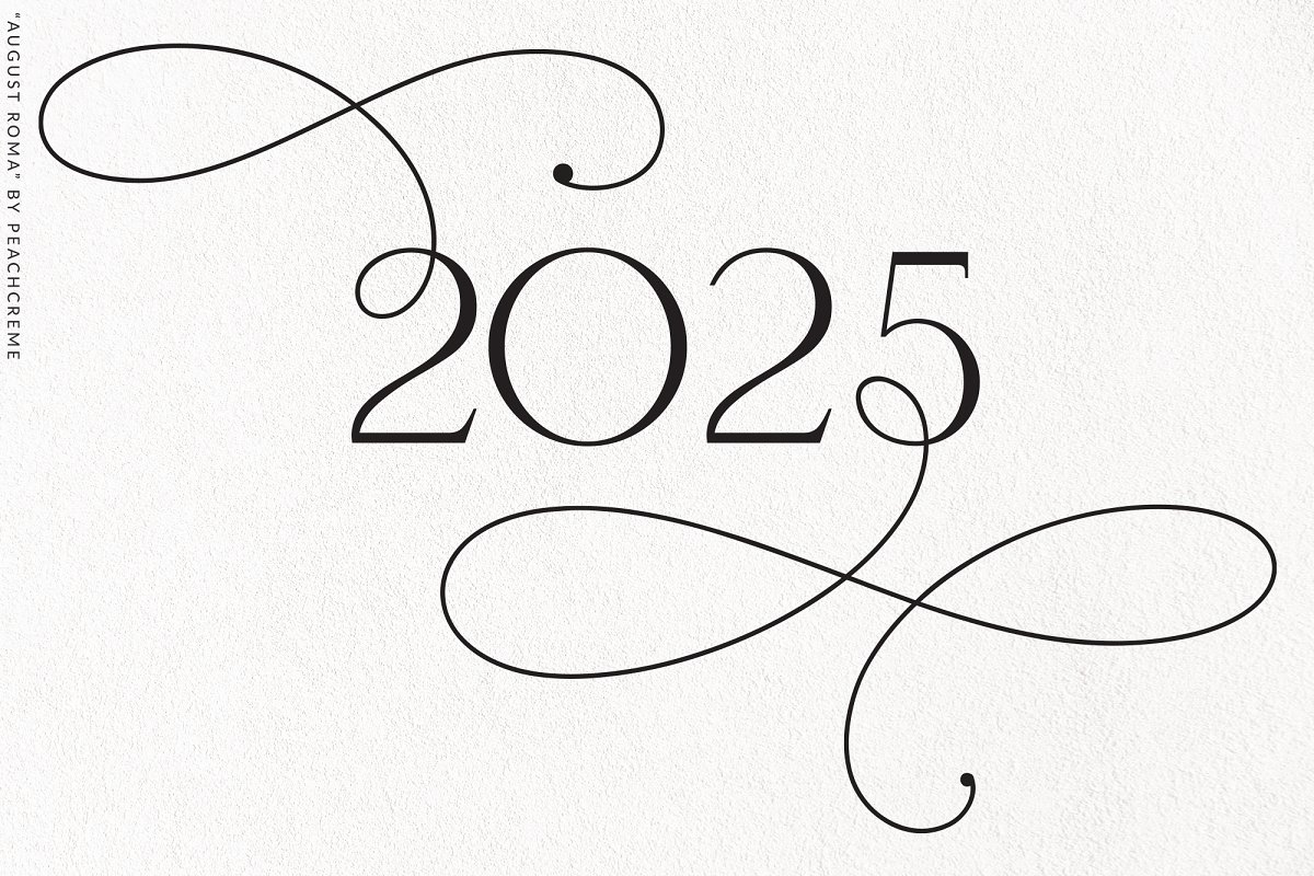 August Roma luxury serif font Free Download