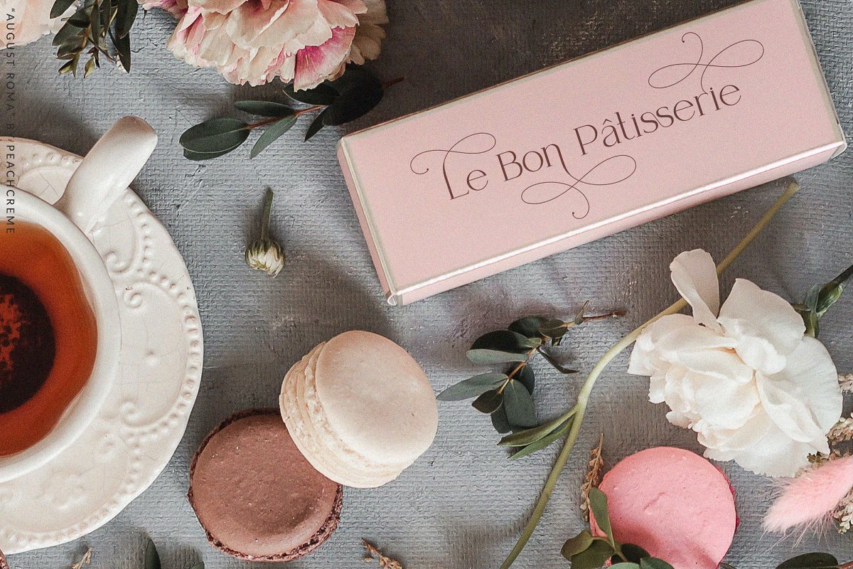 August Roma luxury serif font Free Download