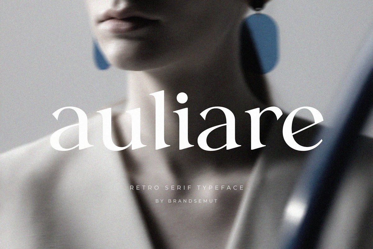 Auliare Retro Serif Typeface Font