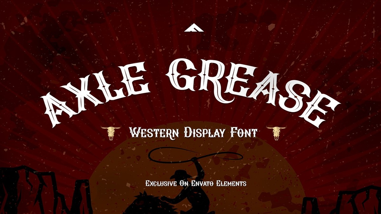 Axle Grease Western Vintage Font
