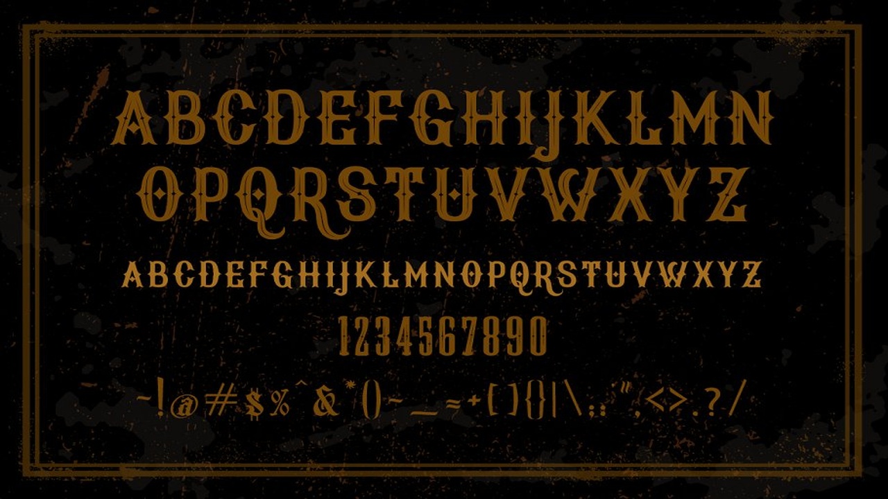 Axle Grease Western Vintage Font