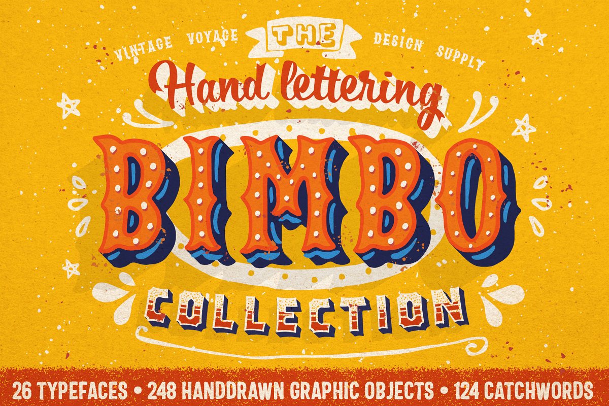 BIMBO • Hand Lettering Collection Font Free Download