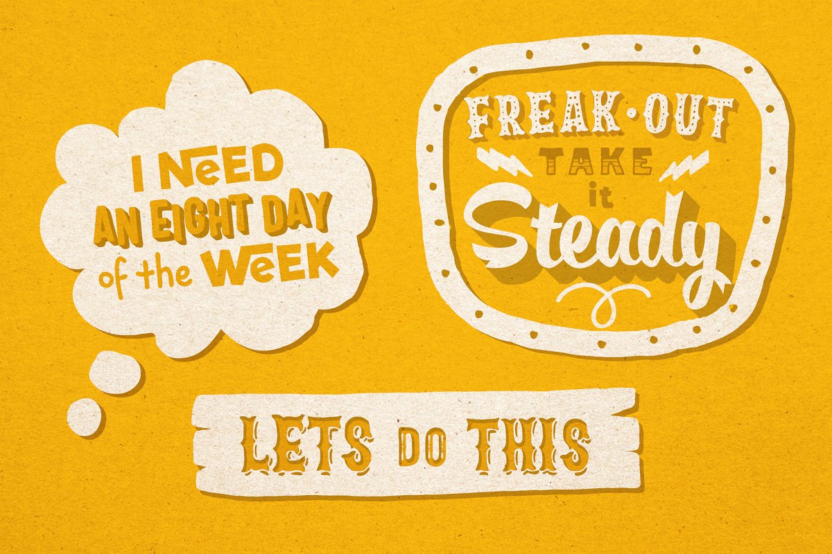 BIMBO • Hand Lettering Collection Font Free Download