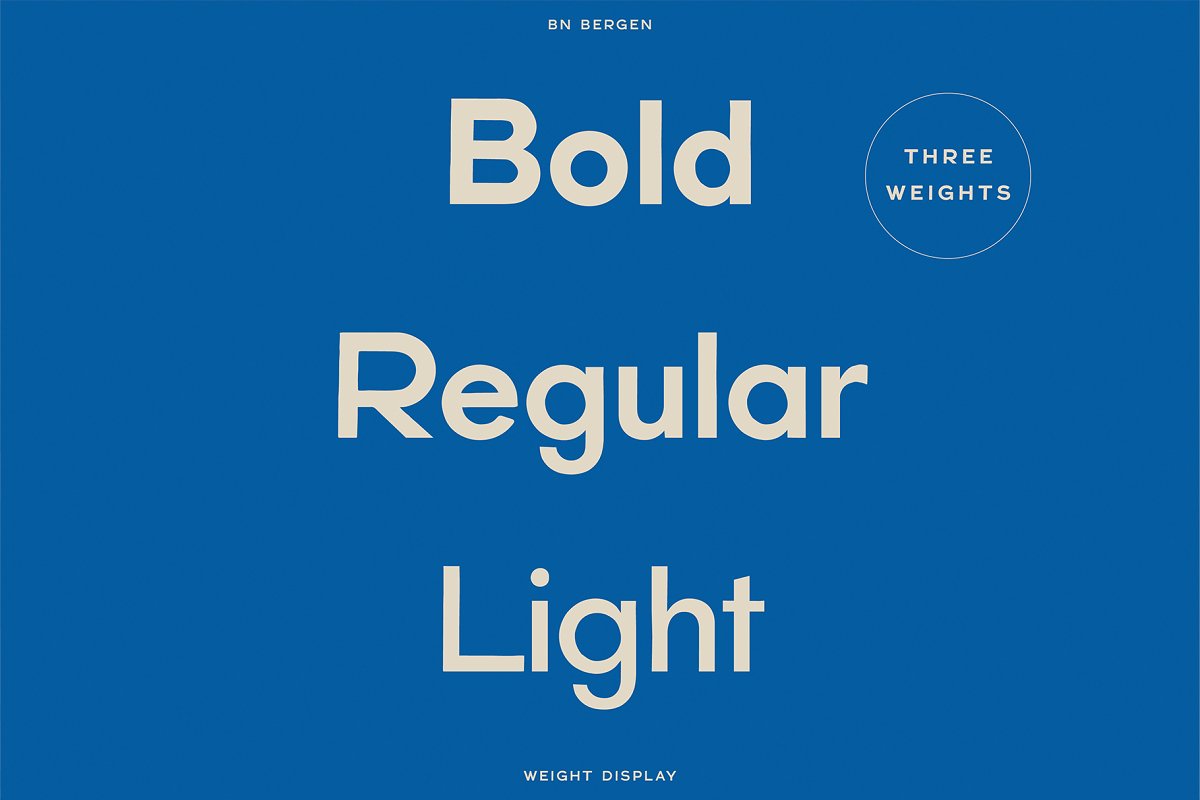 BN Bergen Font Free Download