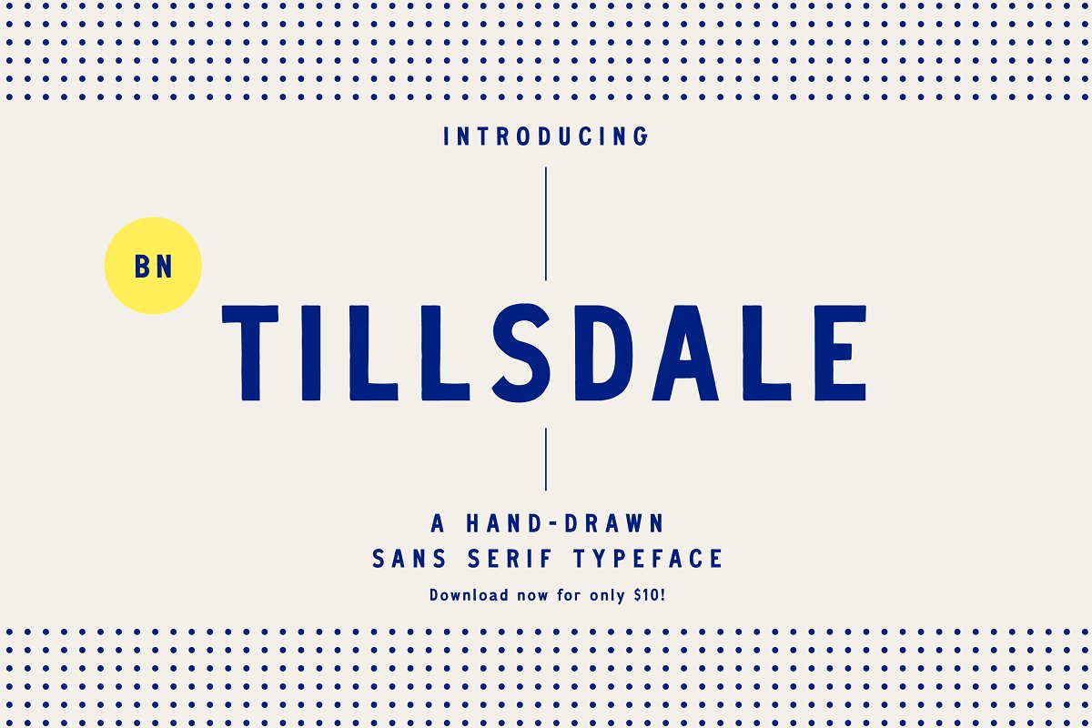 BN Tillsdale Hand drawn Family Font
