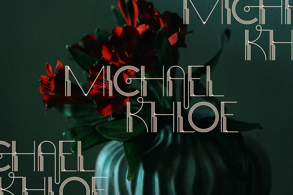 BOGART Deco Ligature Rich Typeface Font