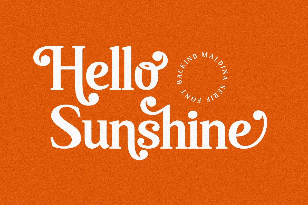 Backind Maldina Modern Font Family Free Download Backind Maldina Modern Font