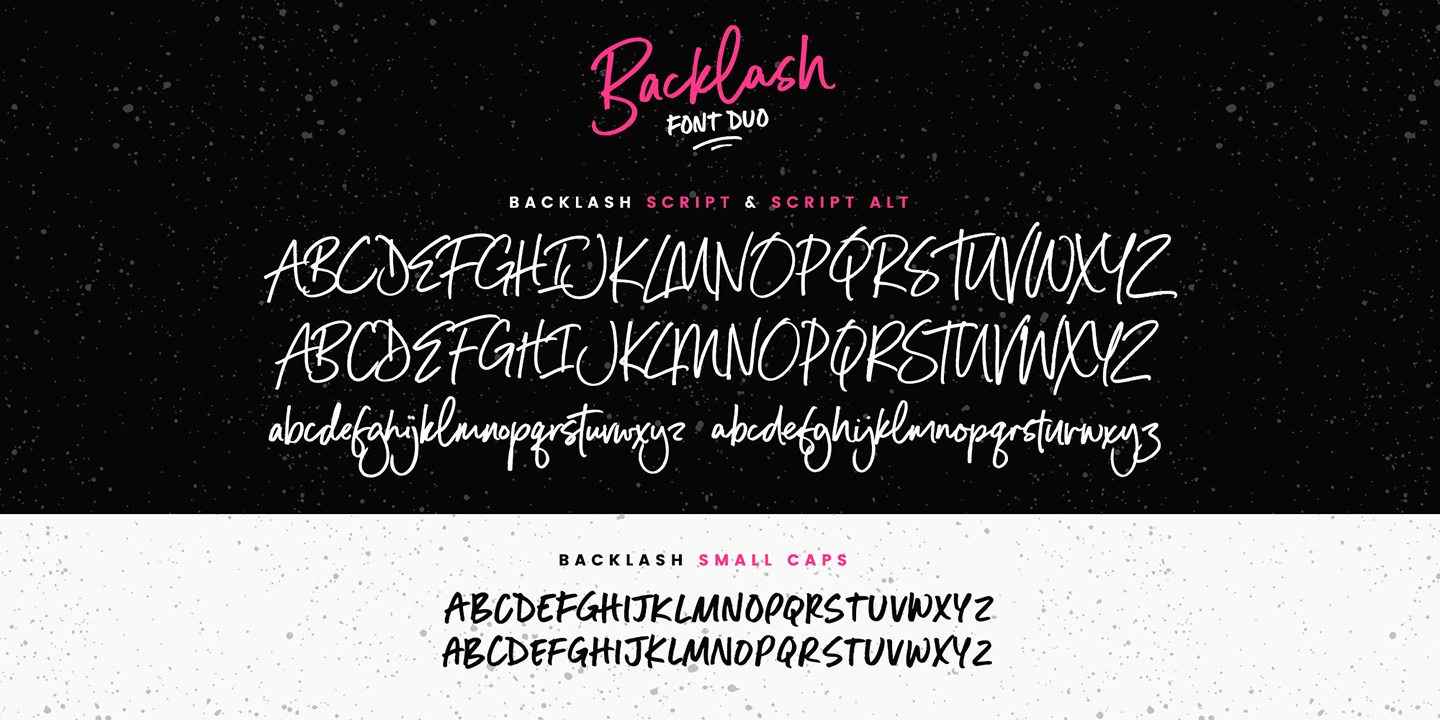 Backlash Duo Font