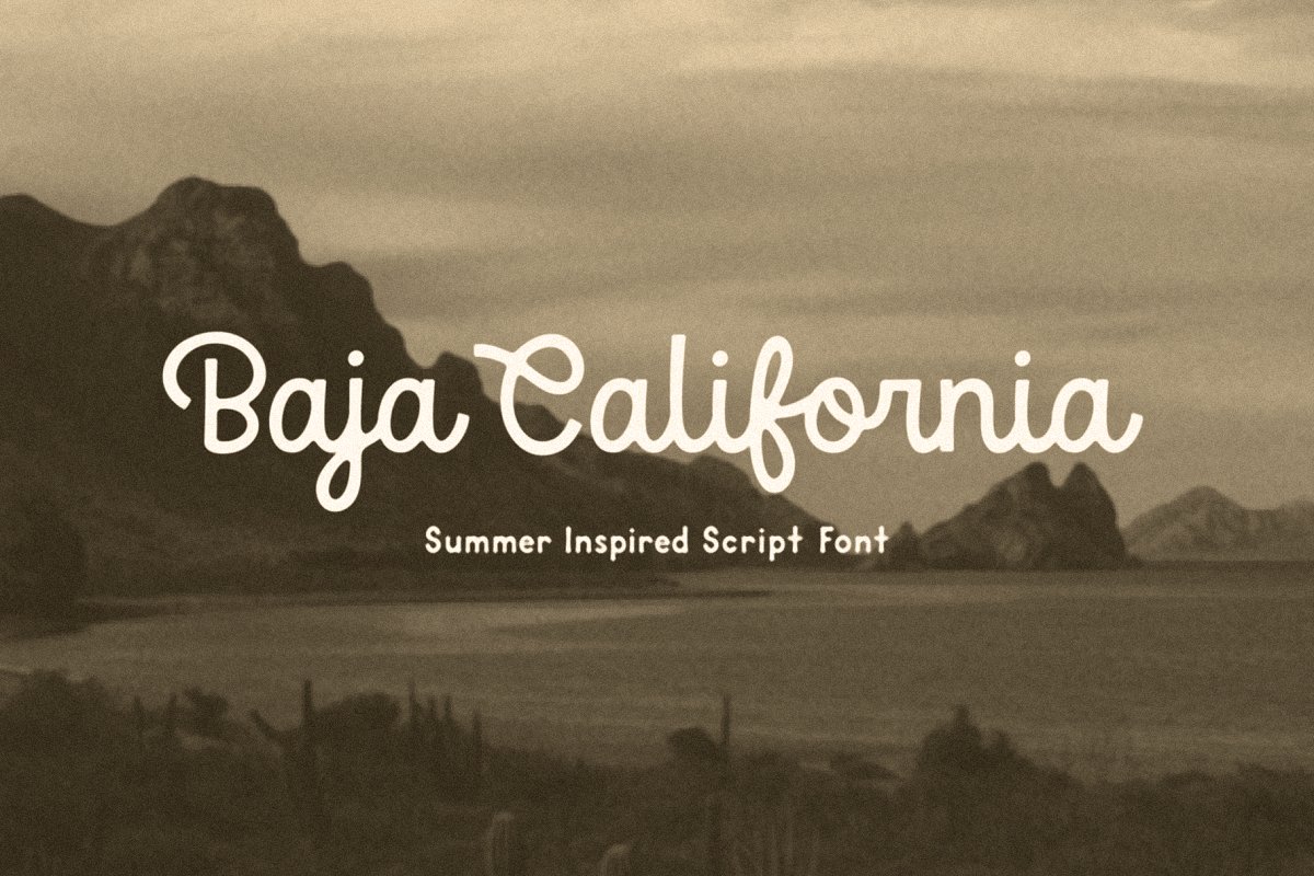 Baja California Font Free Download