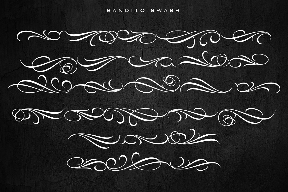 Bandito Script Tattoo Font