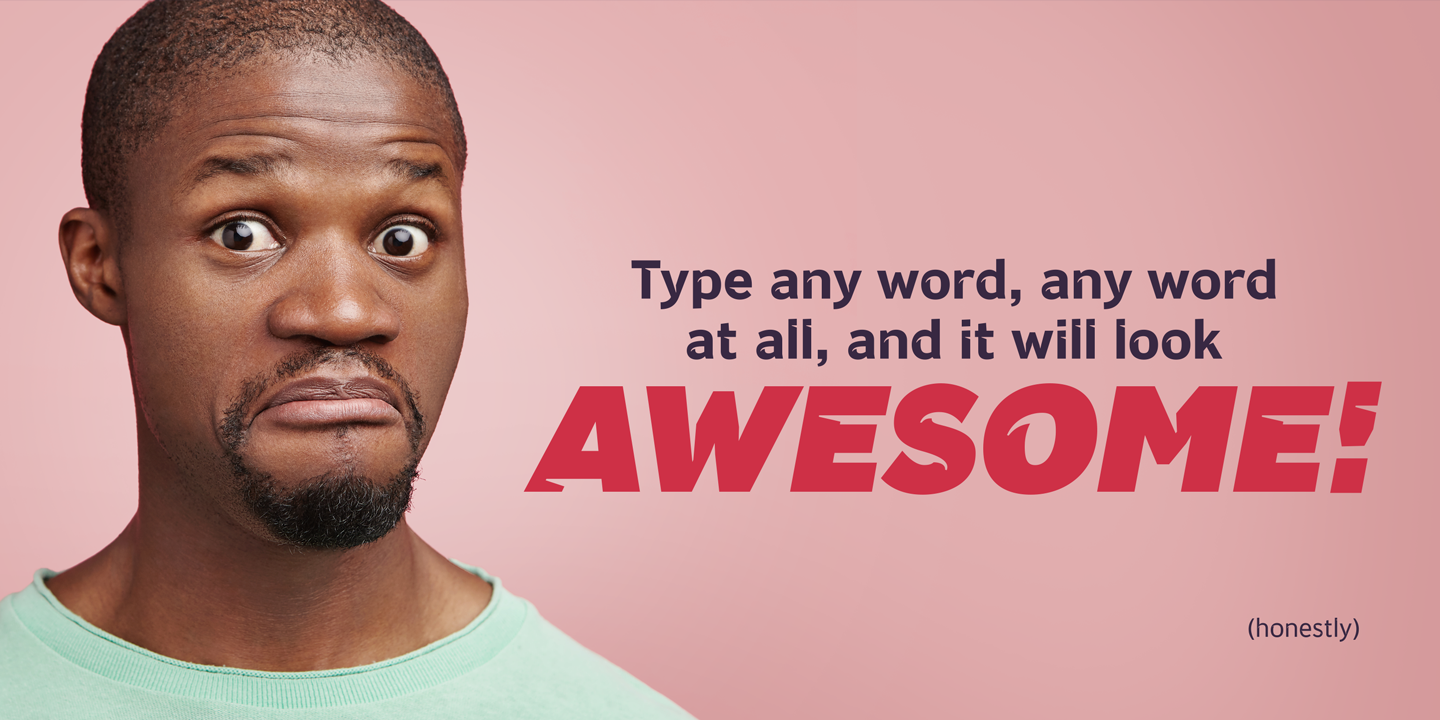 Banjax Notched Font