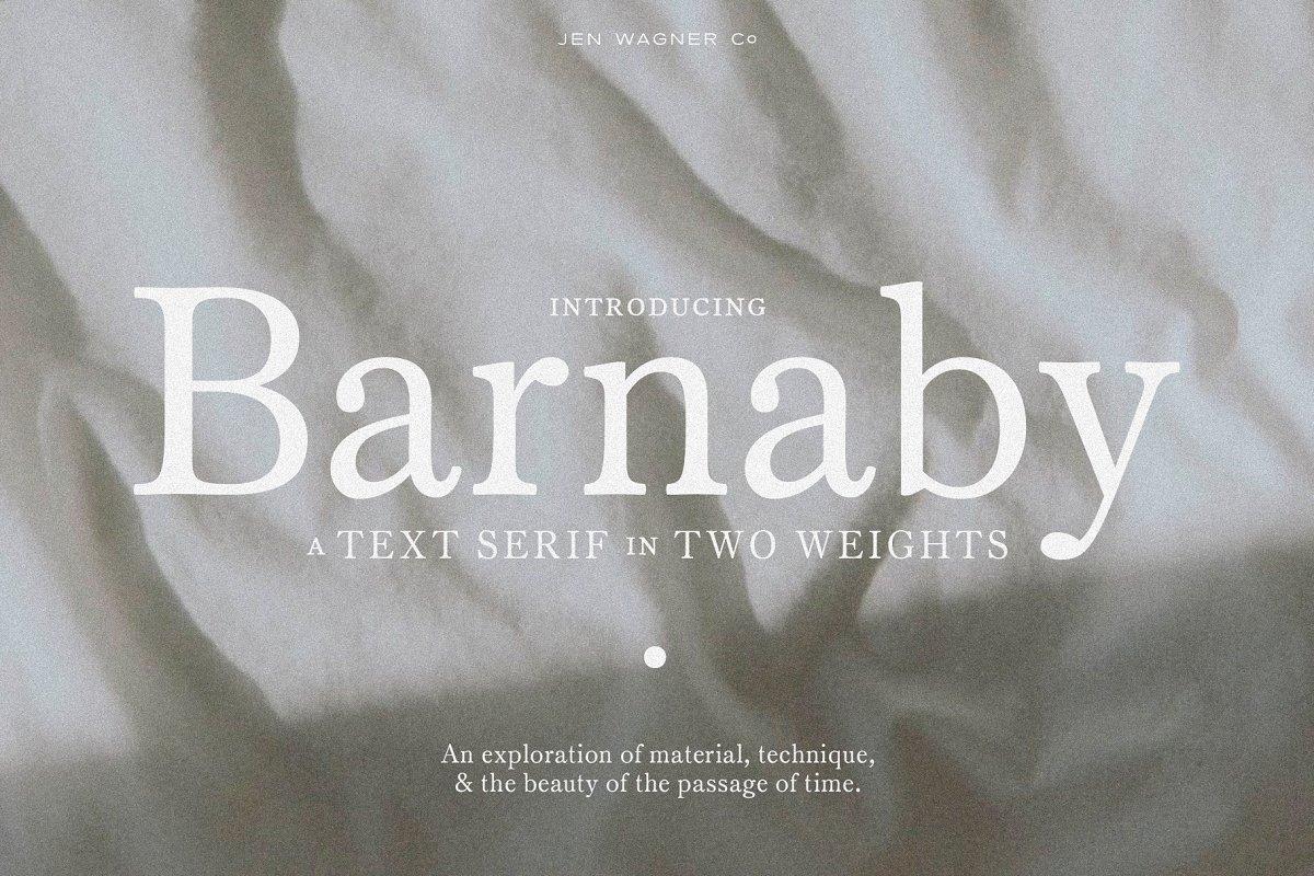 Barnaby | A Minimalist Text Serif Font Free Download