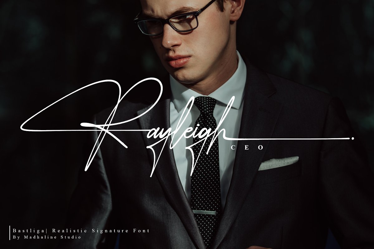 Bastliga 5 Realistic Signature Vol.1 Font Free Download