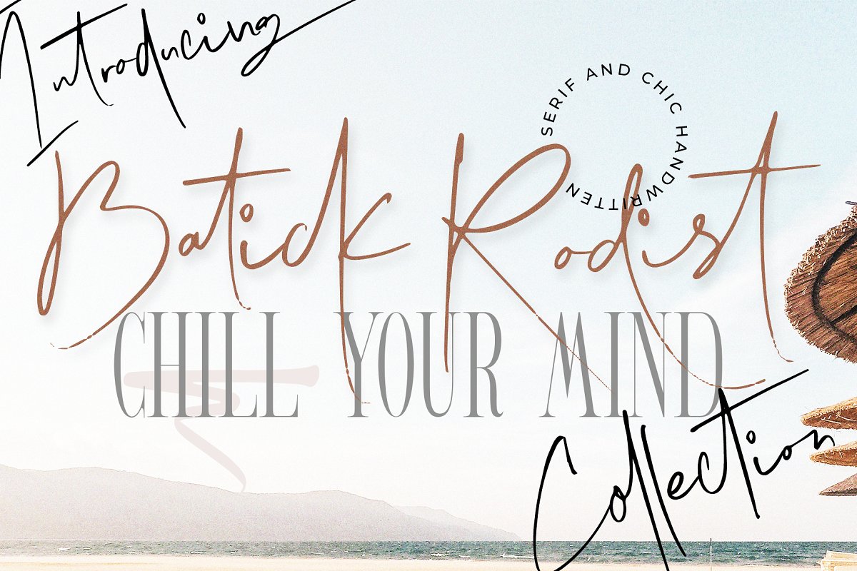 Batick Rodist | Font Duo Free Download
