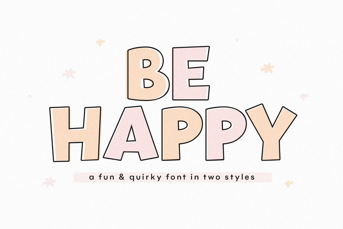 Be Happy Fun Handwritten Font