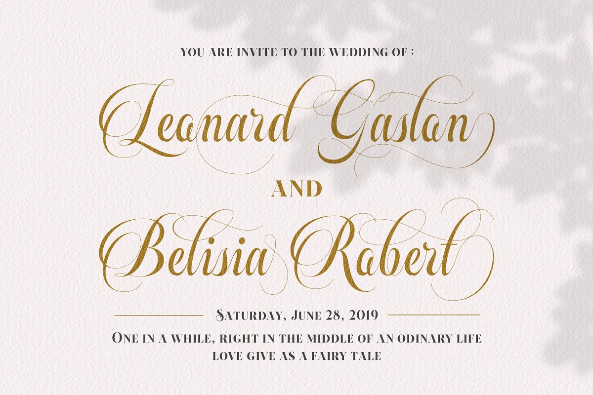 Beautiful Roses Duo Font