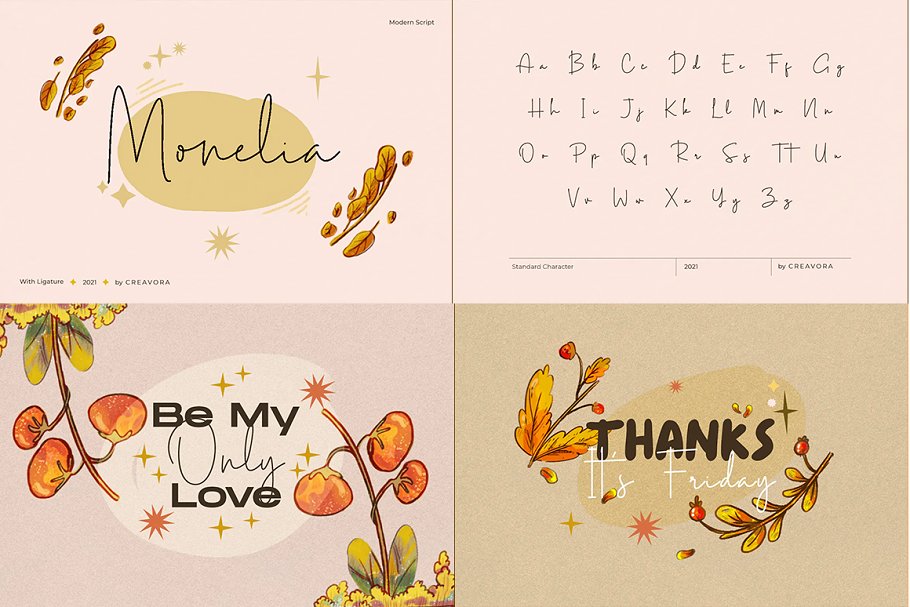 Beautiful Script Bundle Font