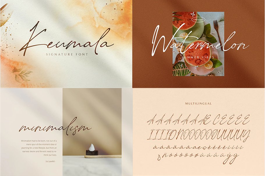 Beautiful Script Bundle Font