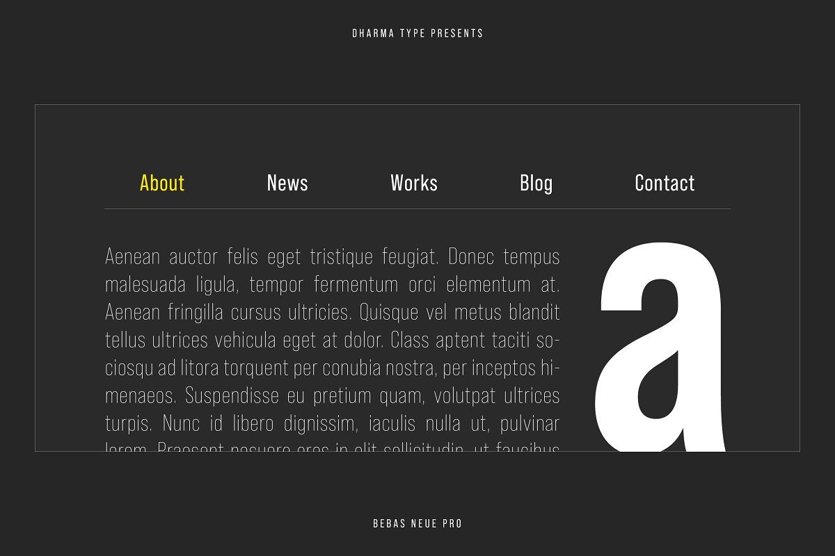 Bebas Neue Pro Normal Width Family Font
