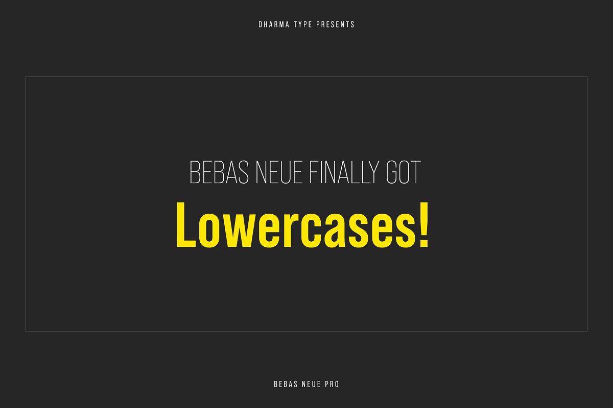 Bebas Neue Pro Normal Width Family Font