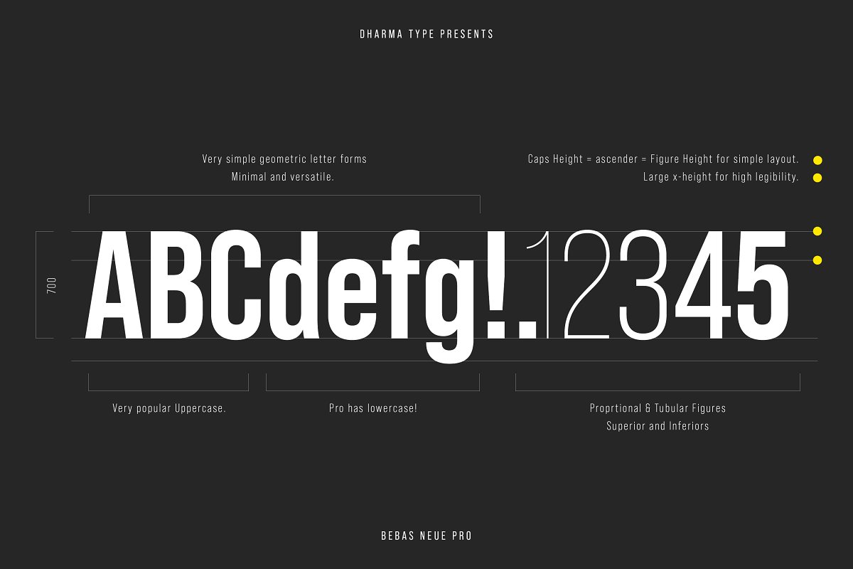 Bebas Neue Pro Normal Width Family Font