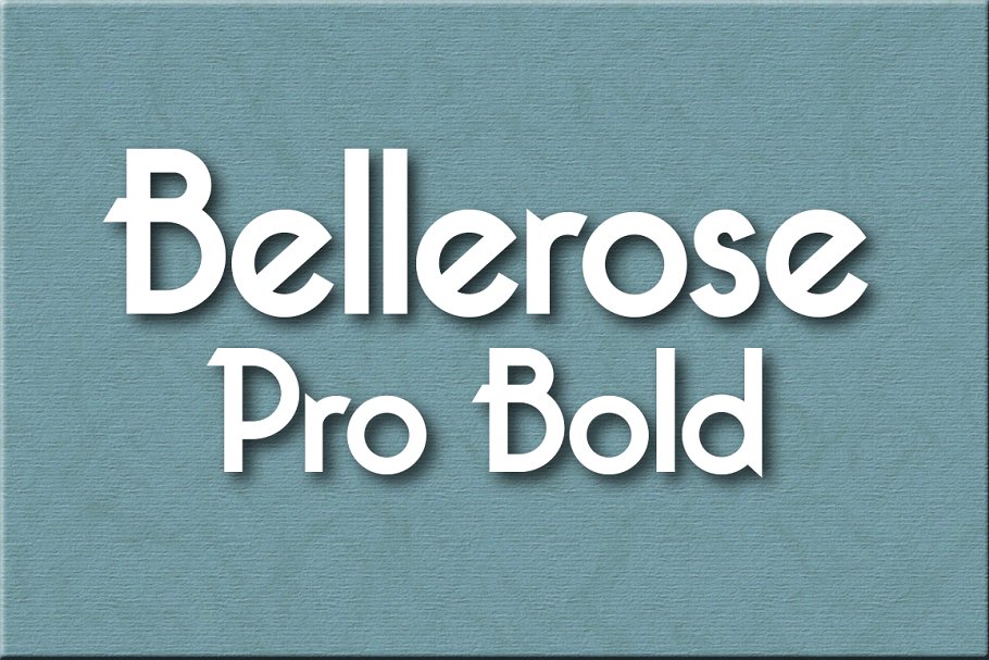 Bellerose Pro Bold Font Free Download