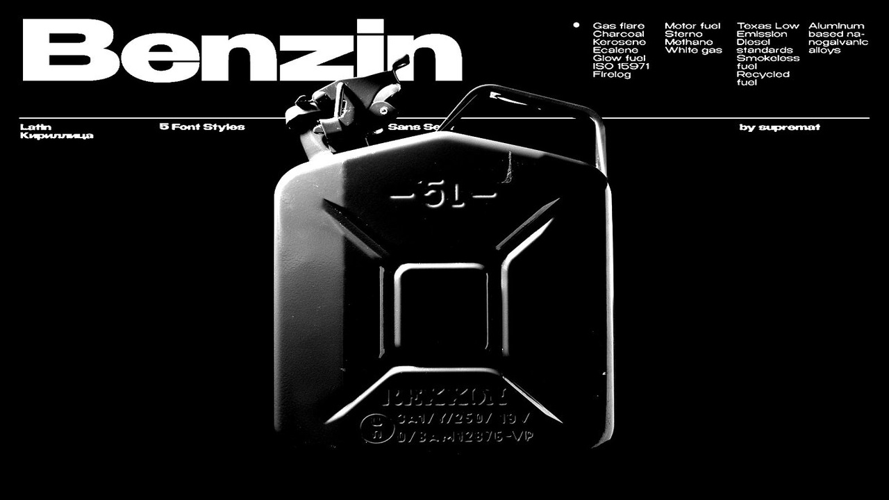 Benzin Family Font