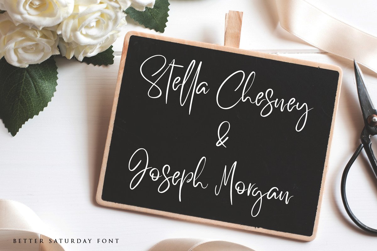 Better Saturday Classy Handwritten Font