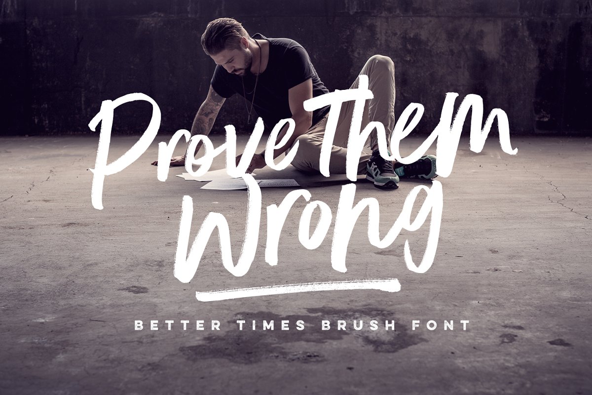 Better Times Brush Font Family Free Download Better Times Brush Font